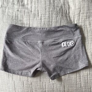 Fleo Heather Gray Workout Shorts